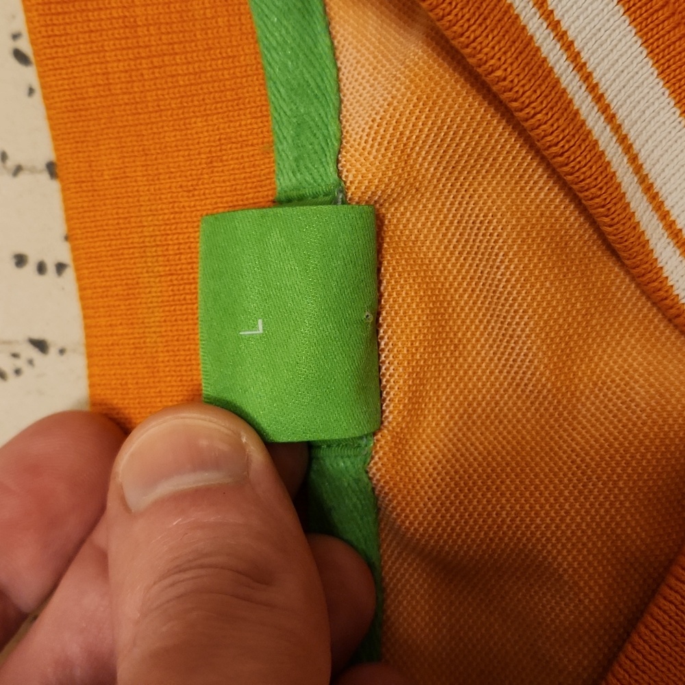 Hugo Boss Orange & White logo Tape Spellout Slim Fit Polo Shirt - Picture 6 of 12